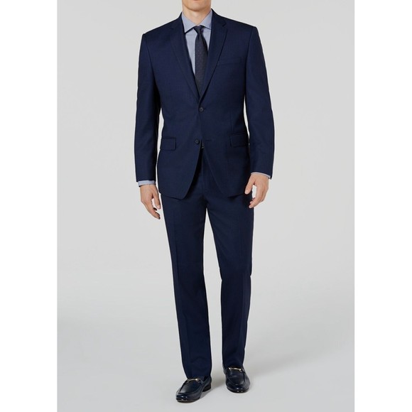 Bonobos Italian Performance Suit Pant Bright Navy Sz 38 Slim Fit UNF - Picture 2 of 16